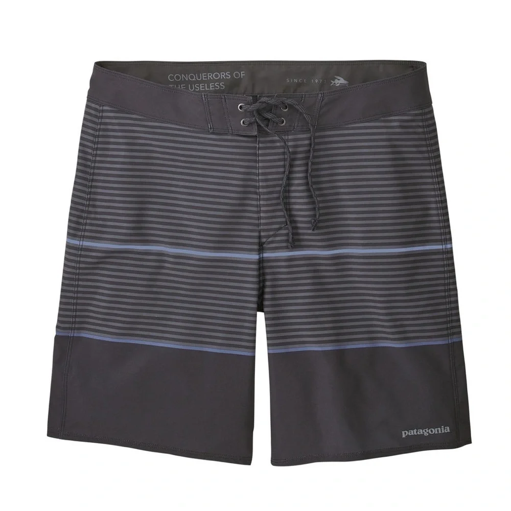 NWT Patagonia Swim Board Shorts Hydropeak Blue Size 34